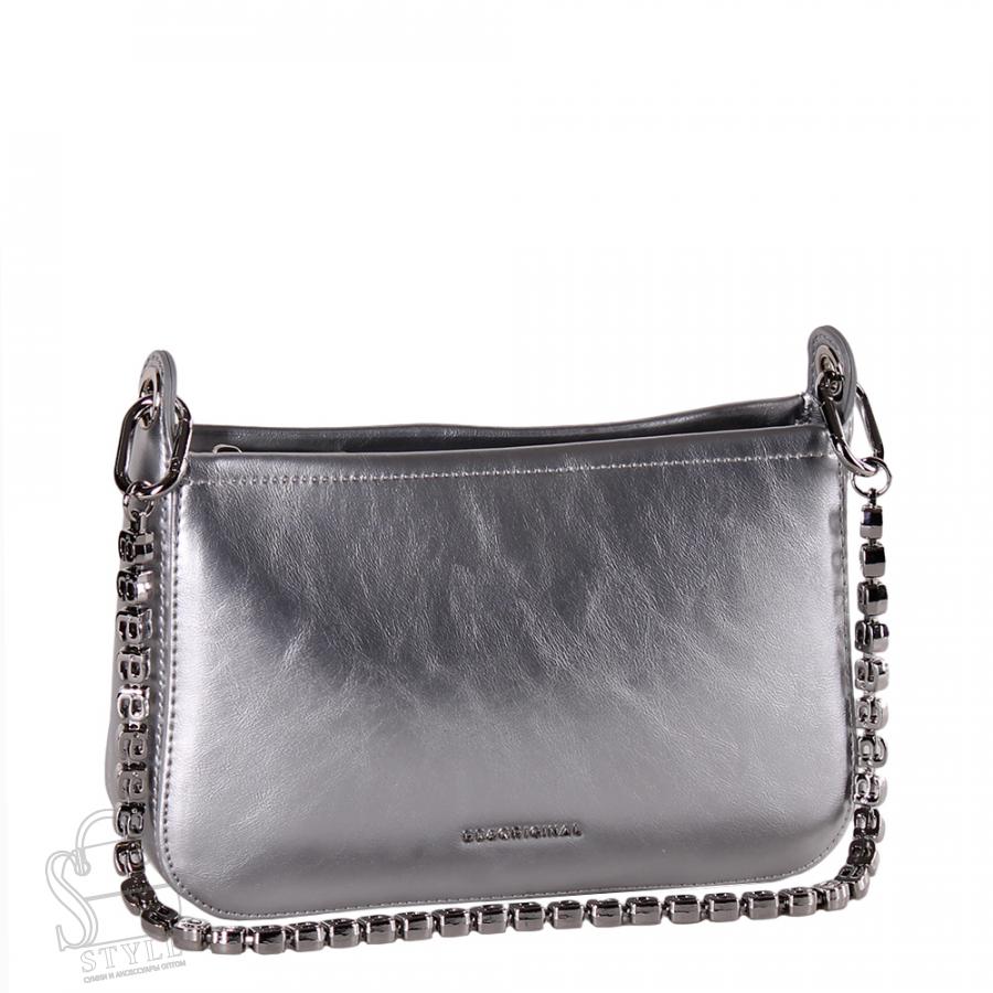 Сумка женская кожаная 56049BD silver Baidou