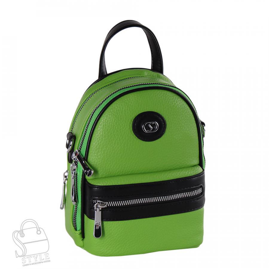 Рюкзак женский 69140 green Velina Fabbiano-Safenta/30