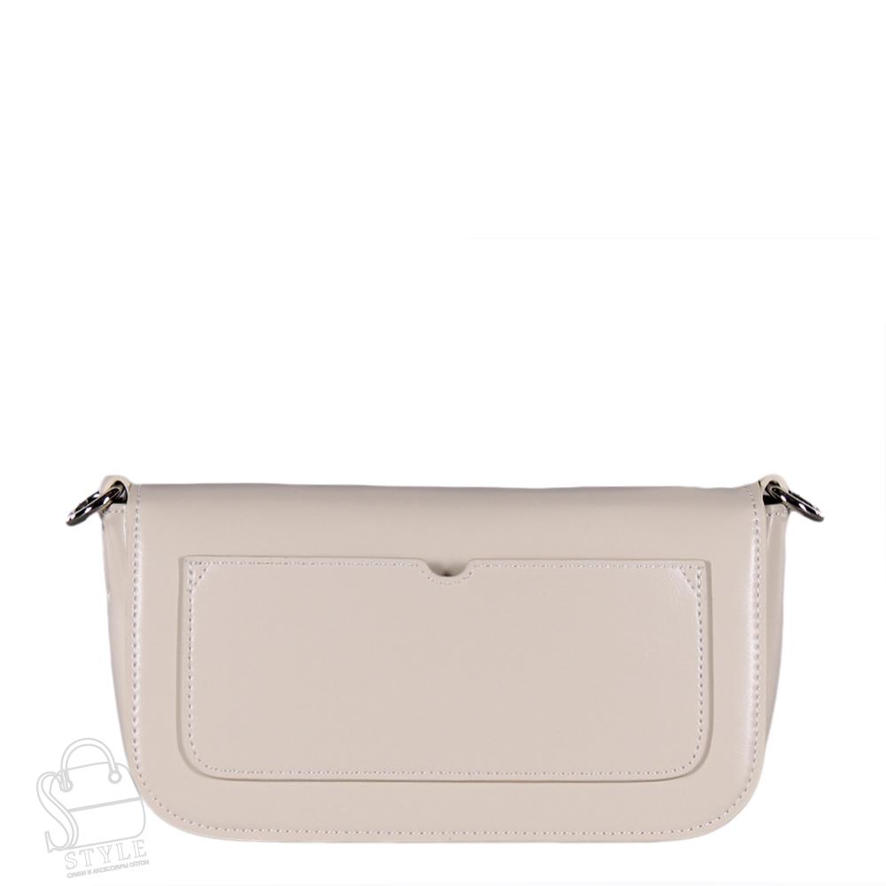 Сумка женская кожаная 56049BD milk white Baidou