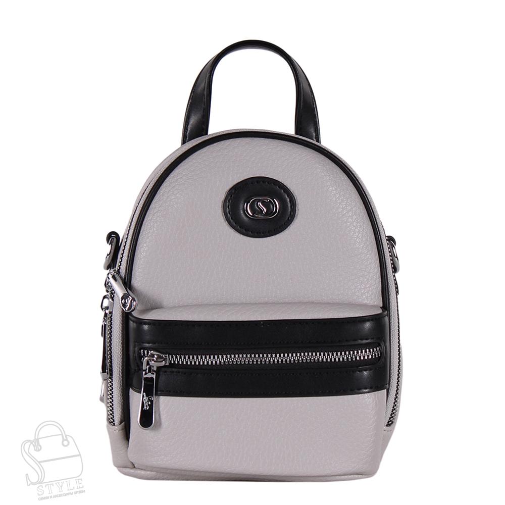 Рюкзак женский 69140 gray Velina Fabbiano-Safenta/30 в Новосибирске