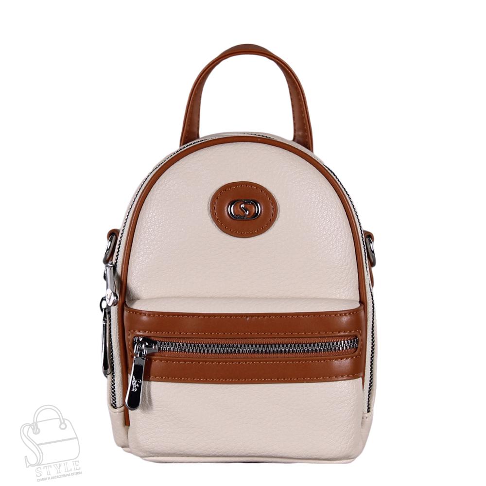 Рюкзак женский 69140 beige Velina Fabbiano-Safenta/30 в Новосибирске