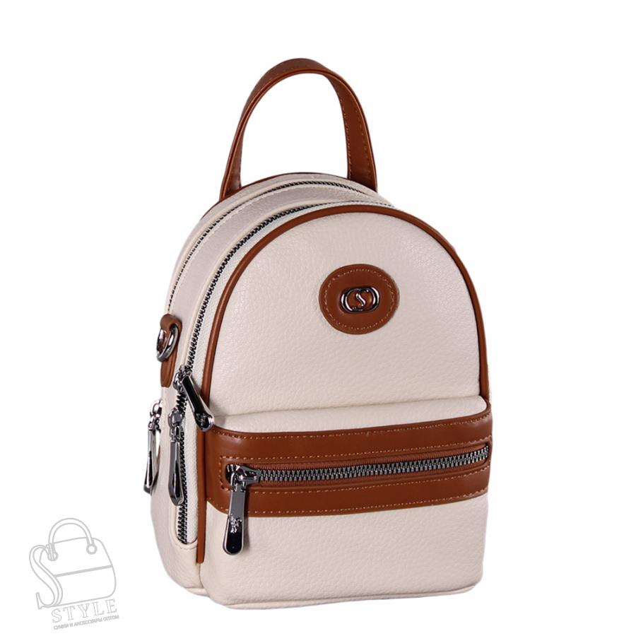 Рюкзак женский 69140 beige Velina Fabbiano-Safenta/30 в Новосибирске