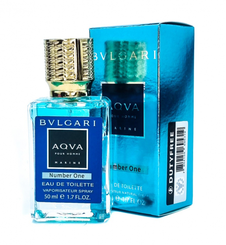 Мини-парфюм 50 мл Number One Bvlgari Aqva Marine Pour Homme