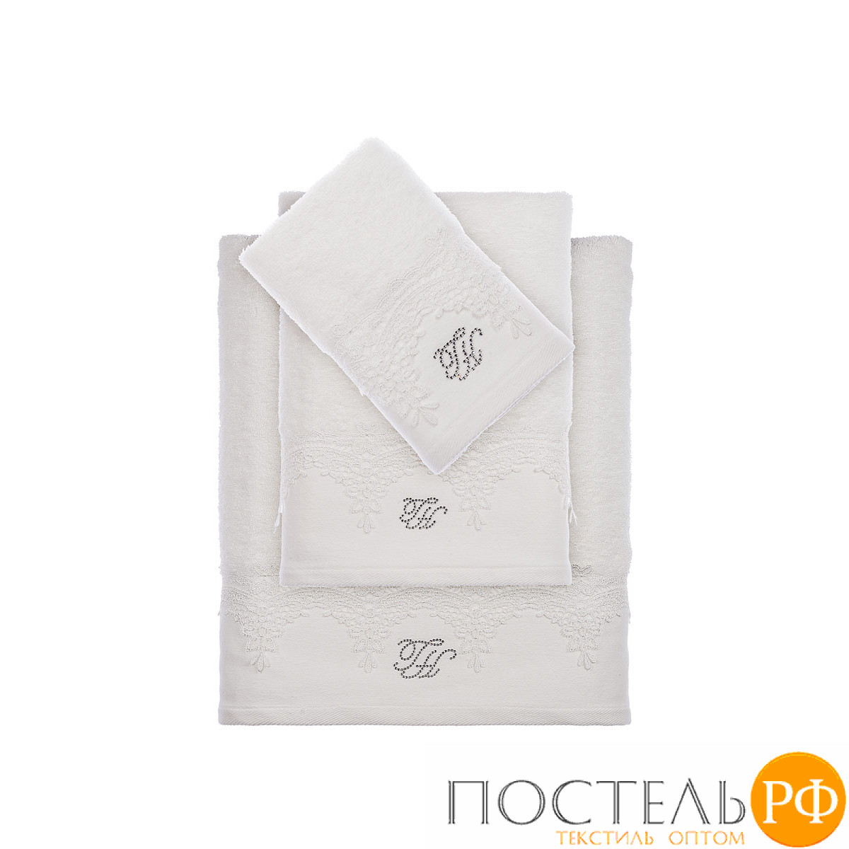 T1210T10251181 Полотенце Tivolyo Home JULIET кремовый 75X150