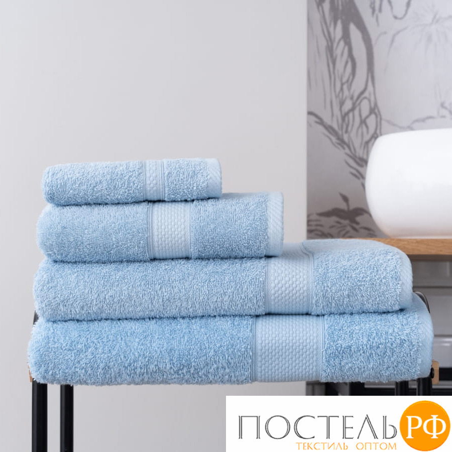 Полотенце Arya Однотонное 50X90 Miranda Soft Светло-Голубой