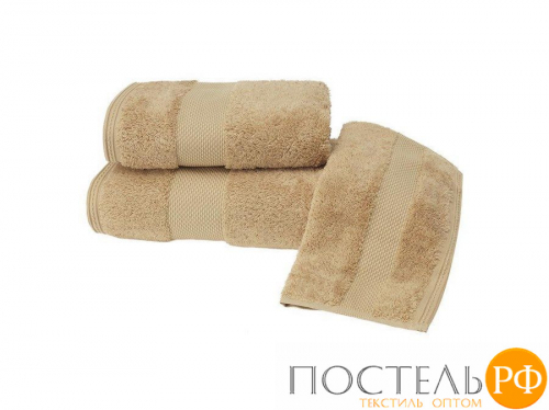 1010G10056118 Полотенце Soft cotton DELUXE горчичный 75X150