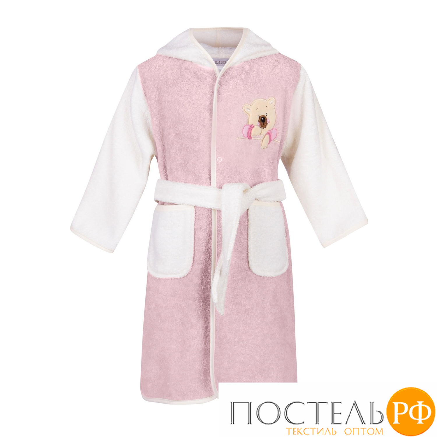 Хл-Б-2р-Дт Барни (розовый) Халат Дет. 4-6 лет