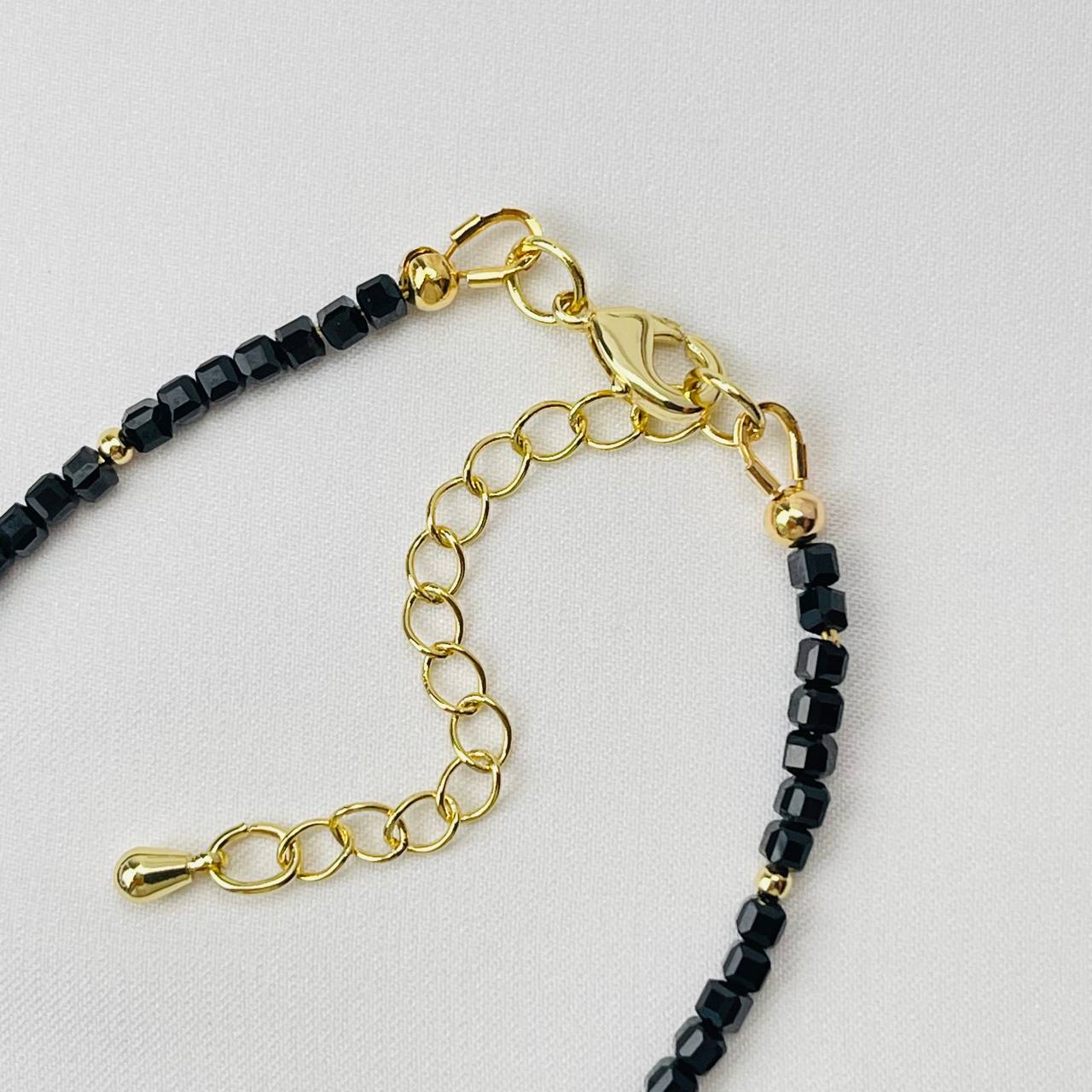 Радуга Самоцветов Браслет из черной Шпинели