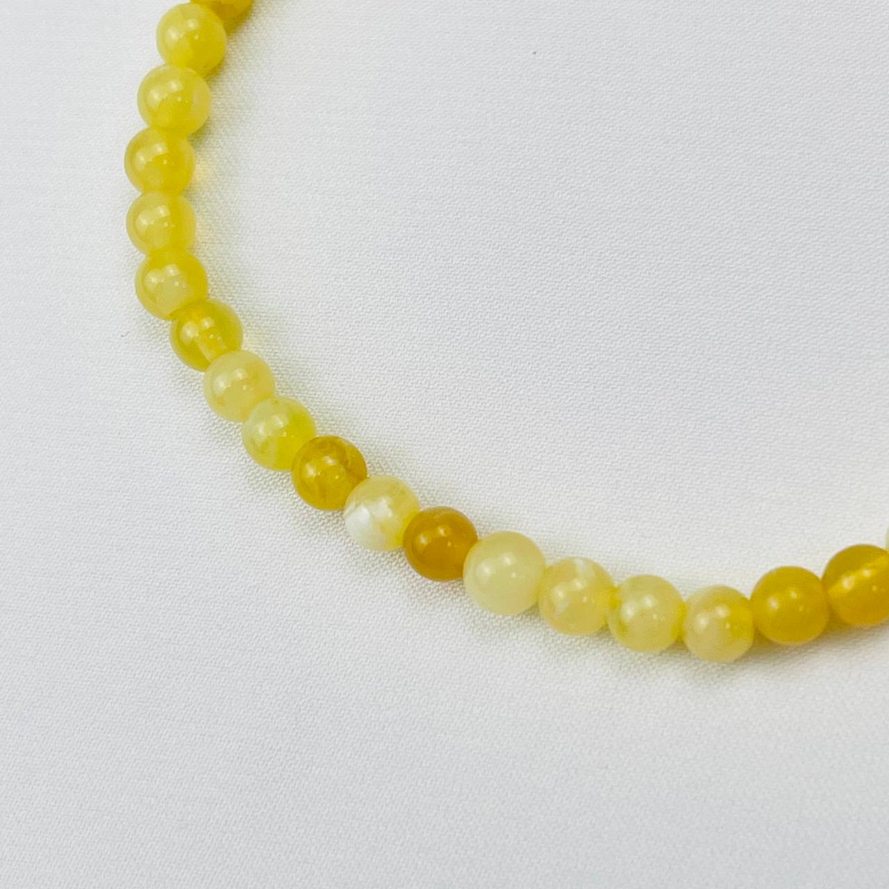 Радуга Самоцветов Браслет из желтого Опала