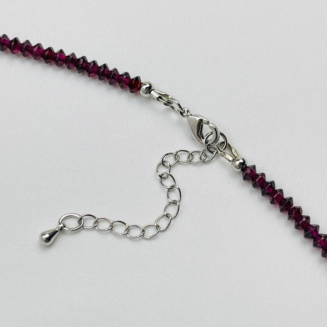 Радуга Самоцветов Чокер из Граната (Альмандин) и Лабрадора