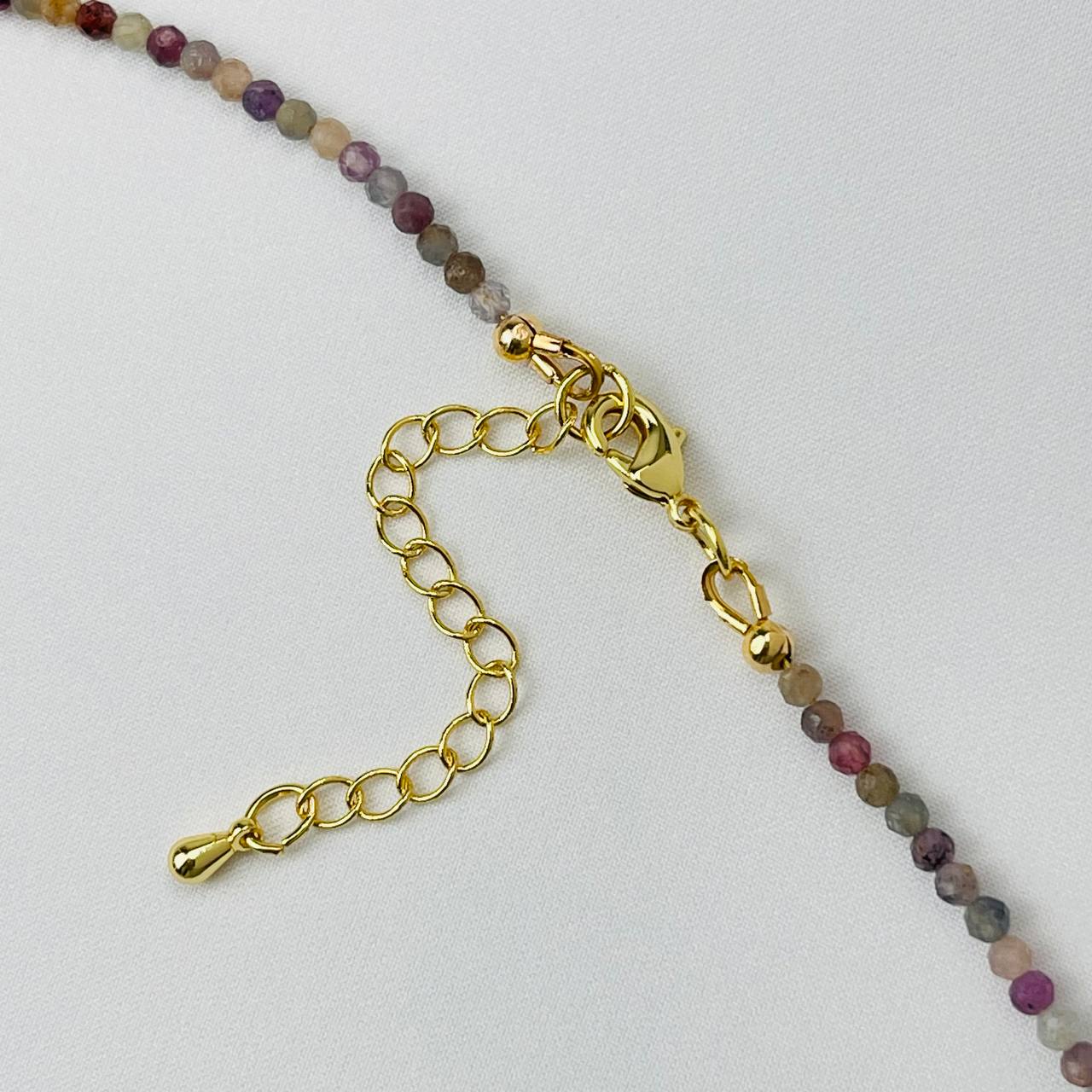 Радуга Самоцветов Чокер из Корунда