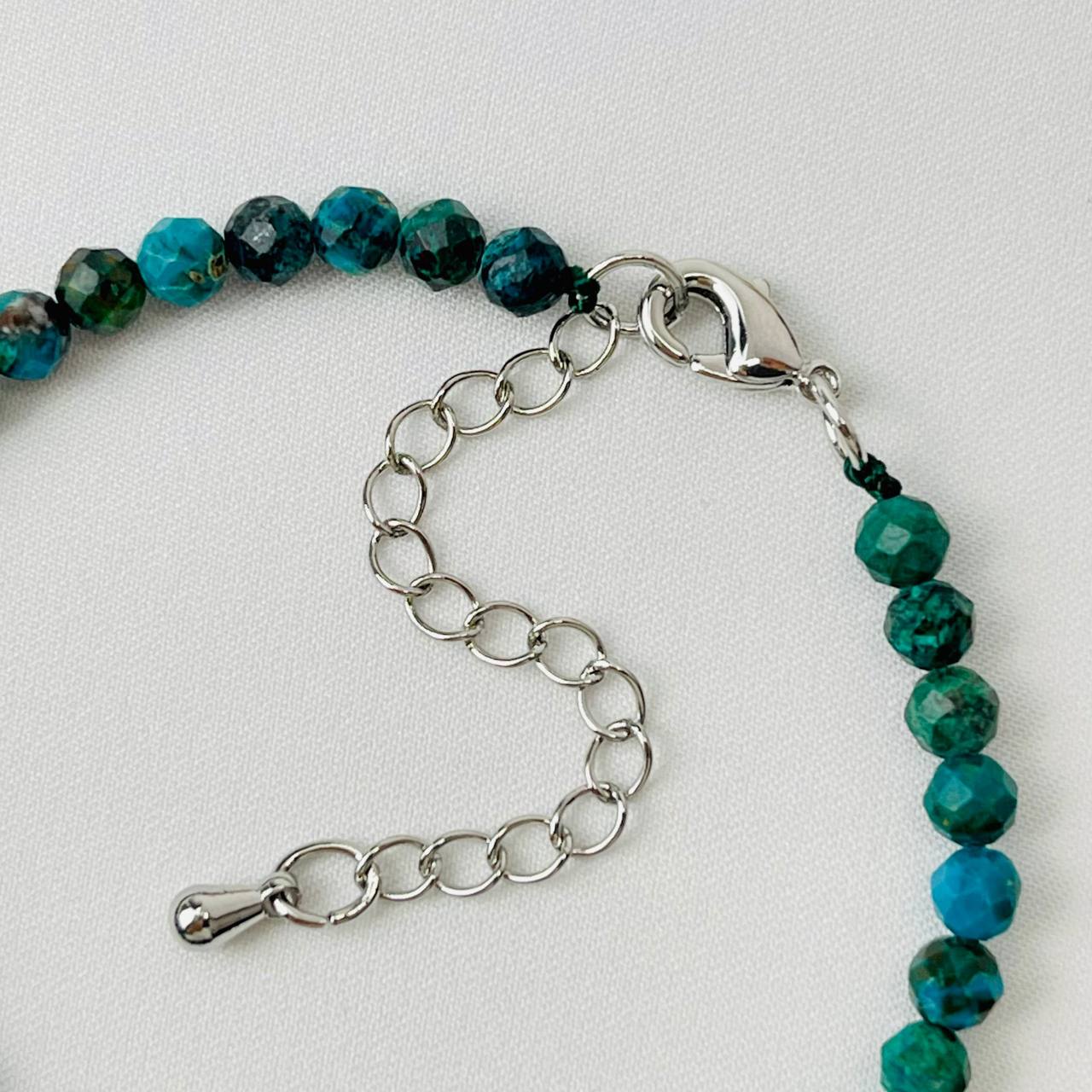 Радуга Самоцветов Бралет из Хризоколлы