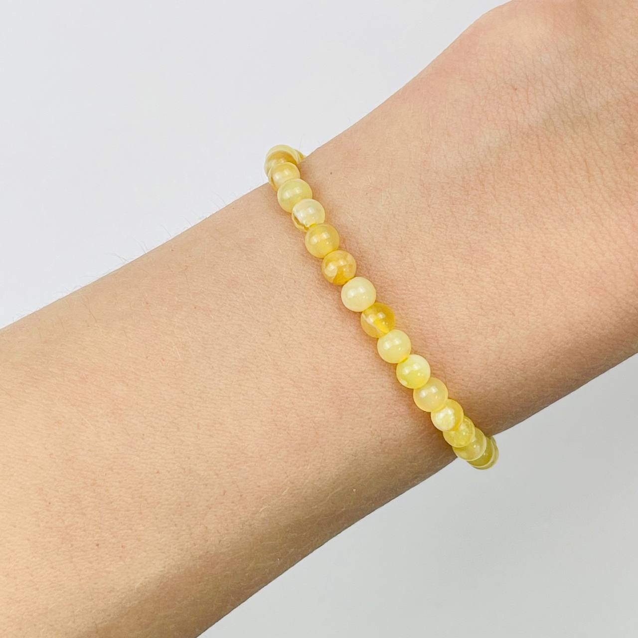 Радуга Самоцветов Браслет из желтого Опала