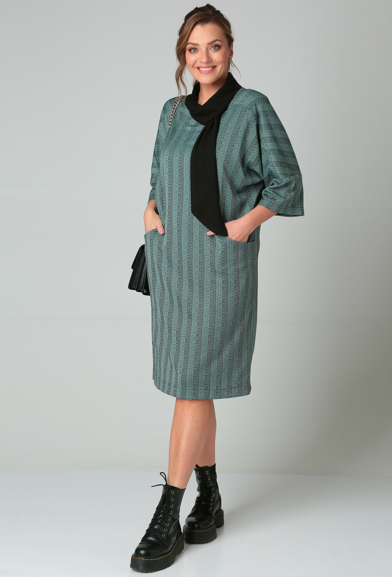 ст. цена2099руб.! Платье Michel Chic 2106 бирюзовый