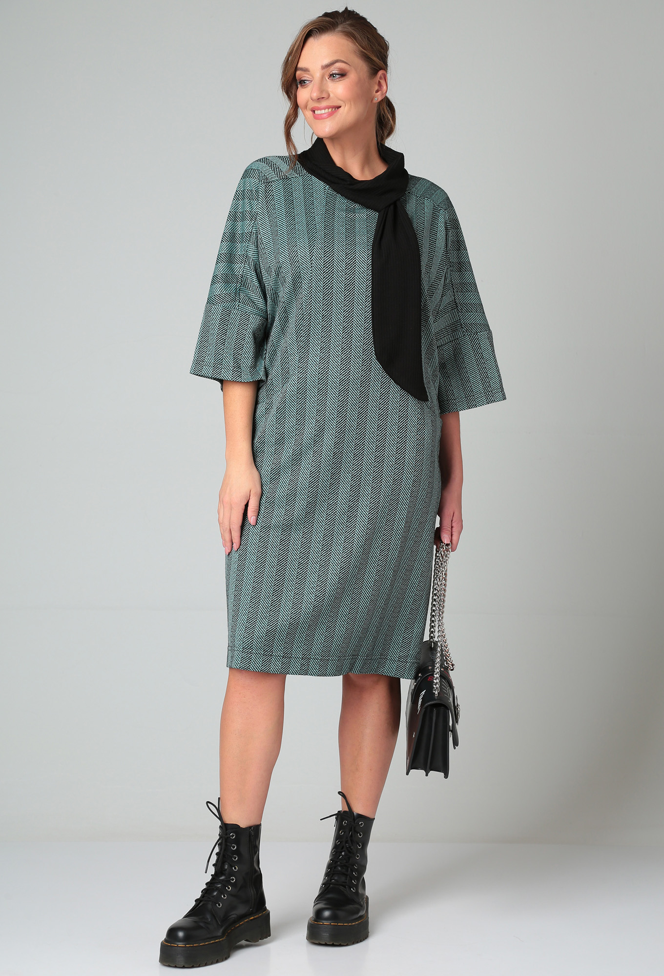 ст. цена2099руб.! Платье Michel Chic 2106 бирюзовый