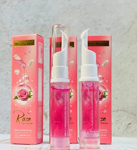 Сыворотка блеск для губ Kiss beauty Rose Lip Serum 10мл