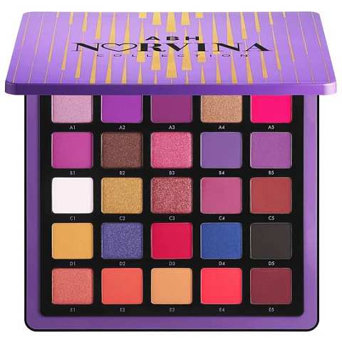 Палетка теней ABH Norvina Collection Pro Pigment Palette 25 цветов