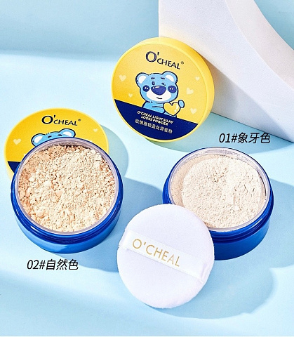 Рассыпчатая пудра O'cheal light silky loose powder 15гр