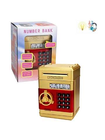 Копилка - сейф Number bank