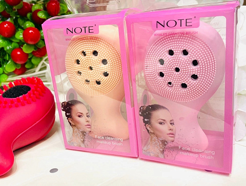 Силиконовая щёточка для умывания NOTE face cleansing makeup brush