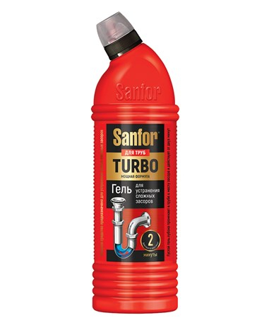 Средство Sanfor для очистки труб Turbo, 750г