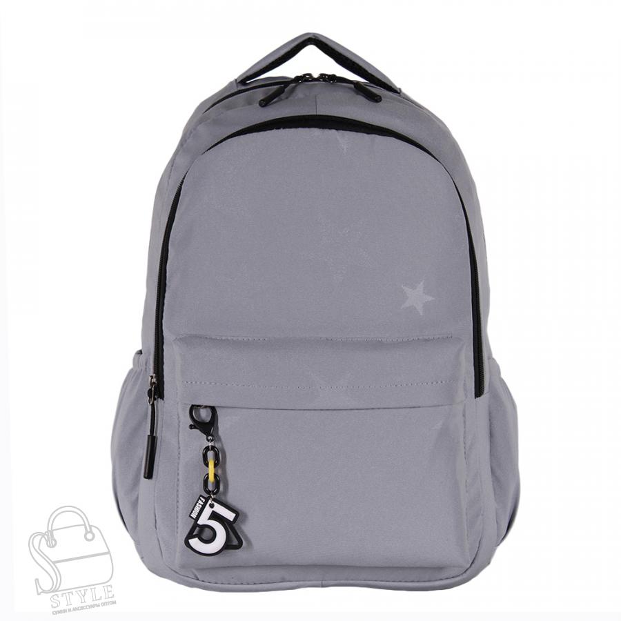 Рюкзак женский текстильный 1820PW l.gray Sikaile