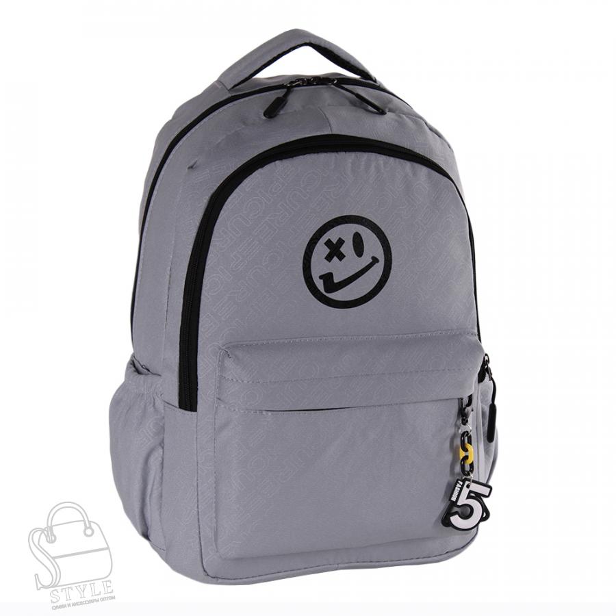 Рюкзак мужской текстильный 1818PM l.gray Sikale/30