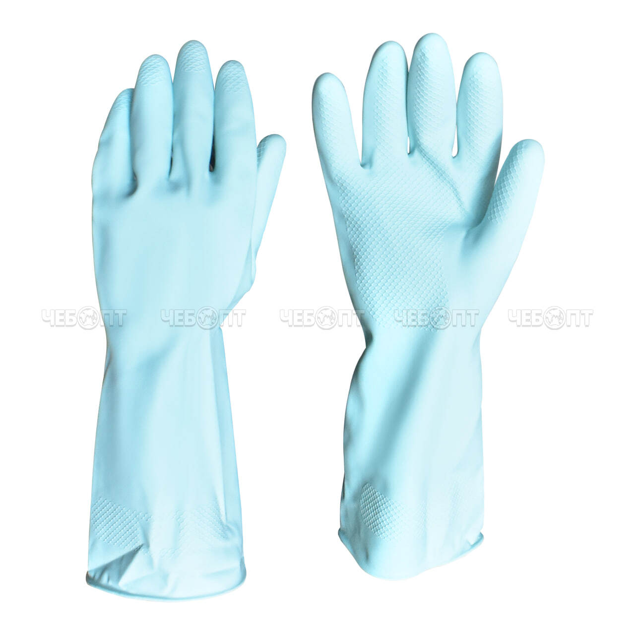 Перчатки резиновые хозяйственные латексные, размер
