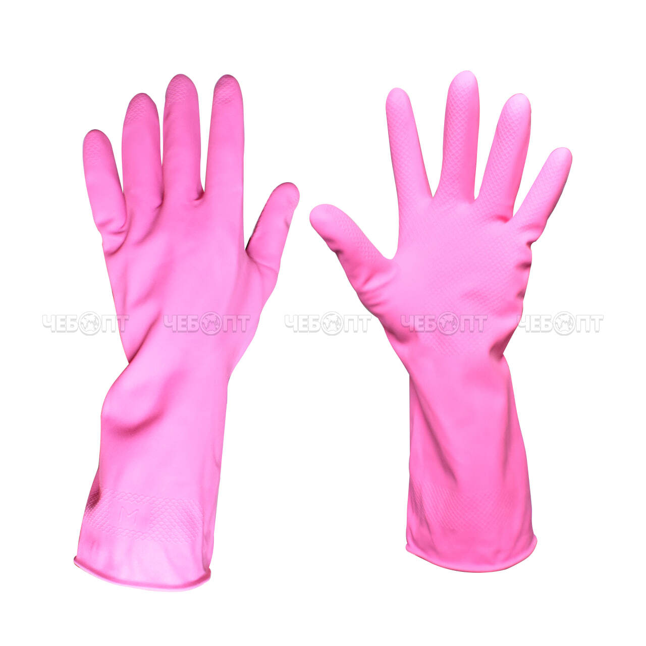 Перчатки резиновые хозяйственные латексные, размер