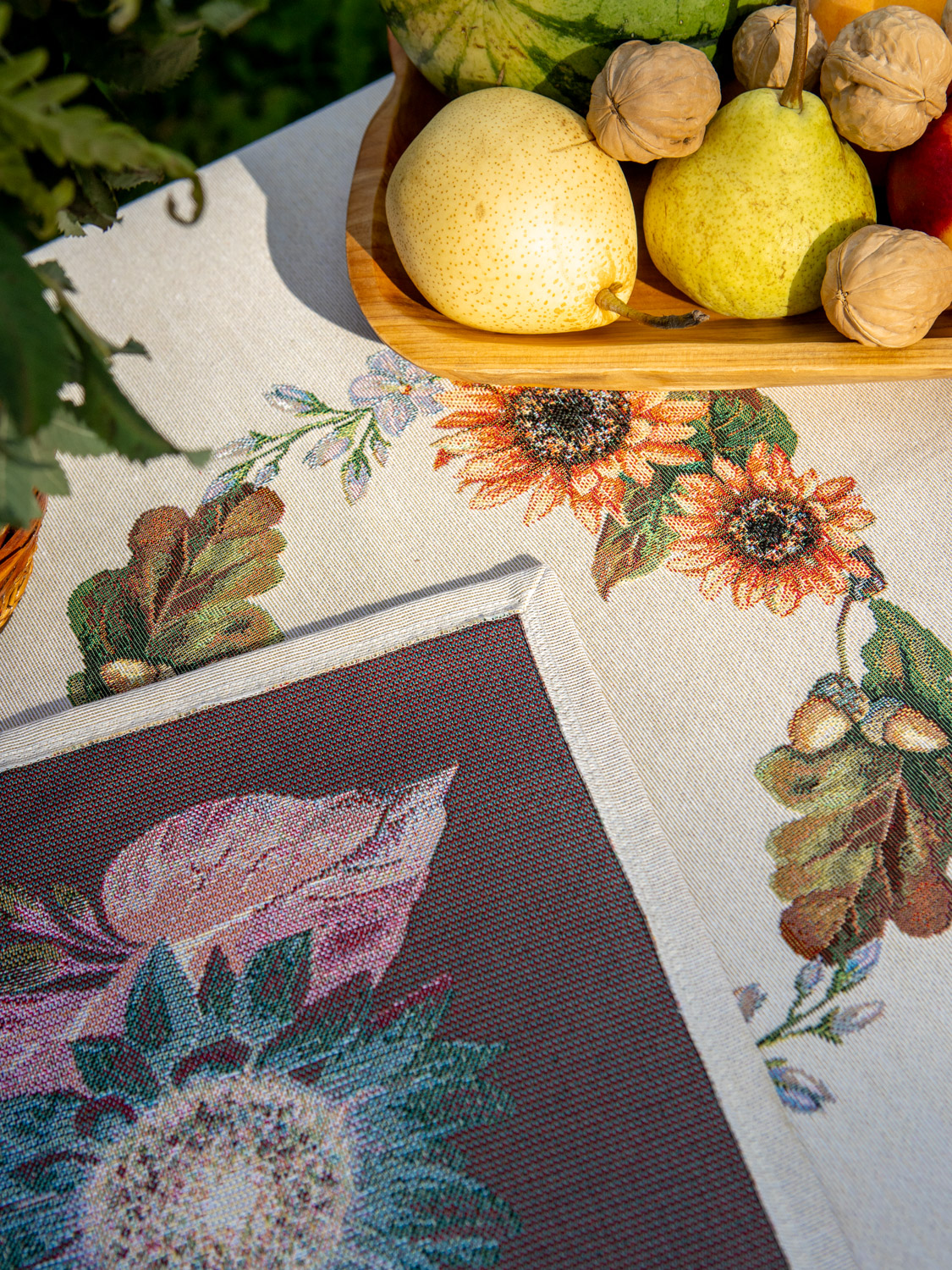 Тыквы Клетка Скатерть круг д210 см 2413695