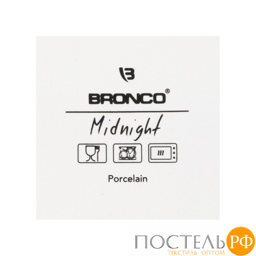 62-127 БЛЮДО ПРЯМОУГОЛЬНОЕ С РУЧКАМИ BRONCO MIDNIGHT 33,5*16,5*7 СМ (КОР=12ШТ.)