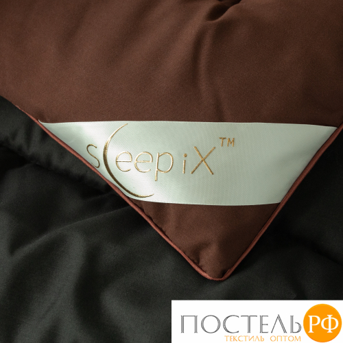 Одеяло 'Sleep iX' MultiColor 250 гр/м, 140х205 см, (цвет: Темно-коричневый+Черный) Код: 4605674071477