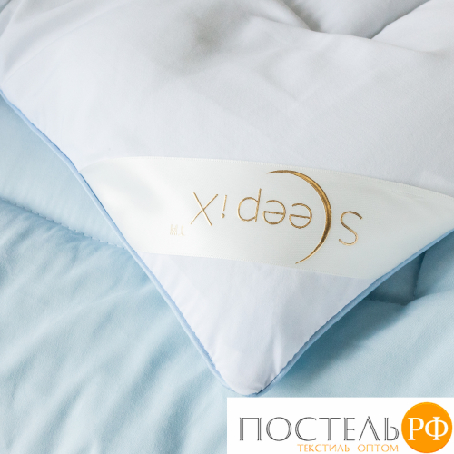 Одеяло 'Sleep iX' MultiColor 250 гр/м, 140х205 см, (цвет: Белый+Нежно-голубой) Код: 4605674141453