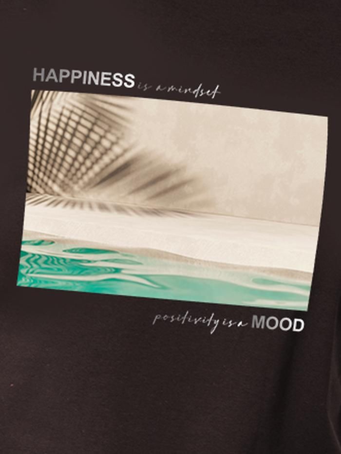 Футболка из хлопкового облегченного полотна с авторским принтом D49.020 черный_mood