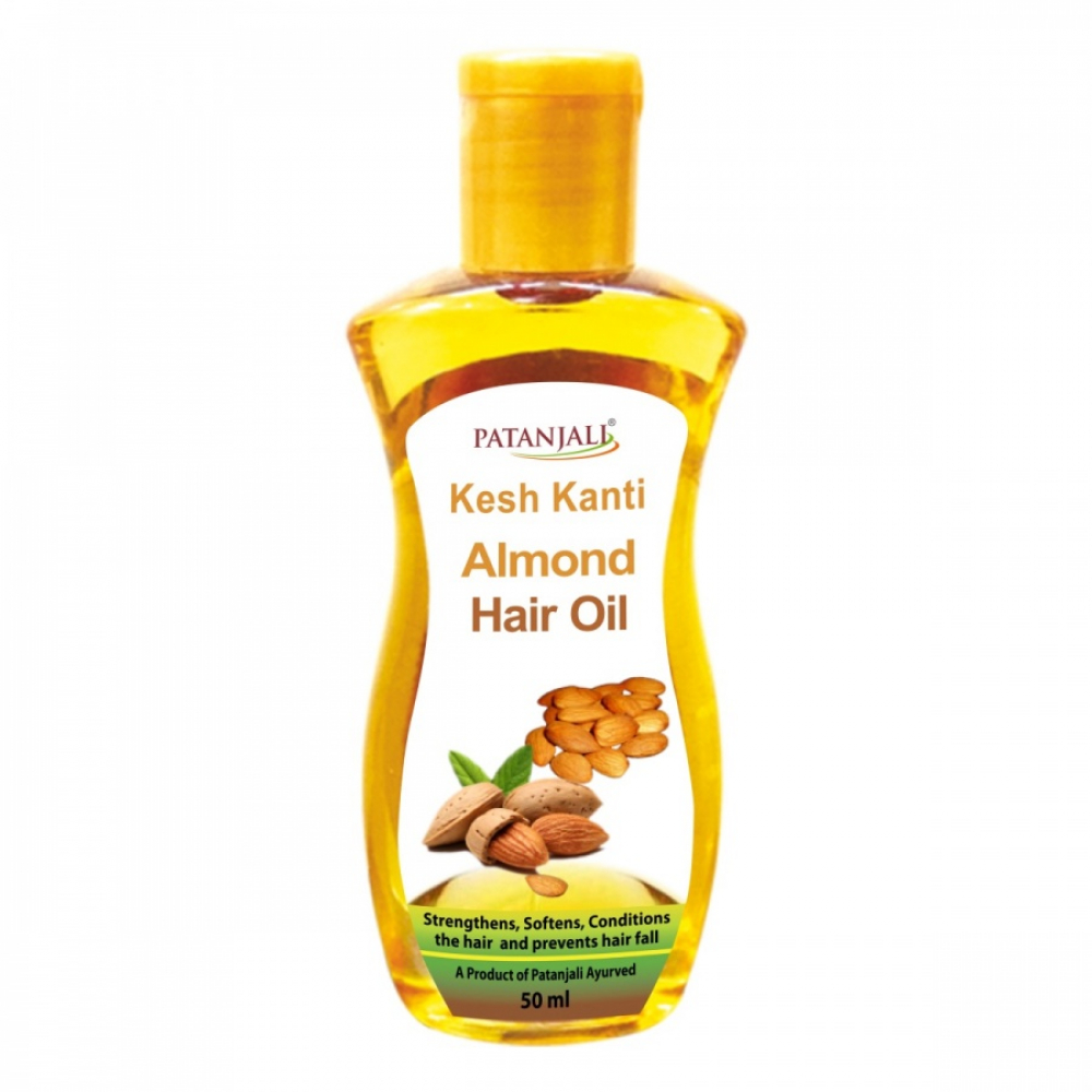 PATANJALI Almond Hair Oil Миндальное масло для волос 50мл