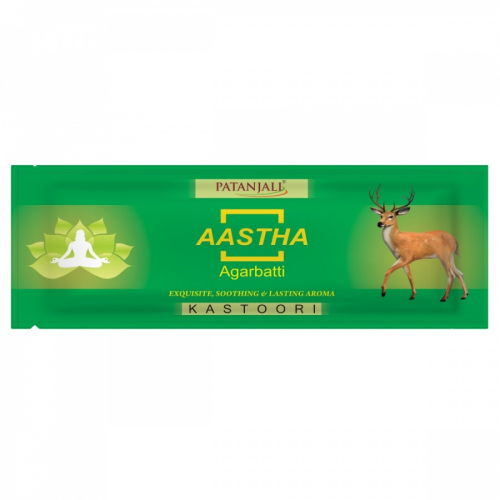 PATANJALI Aastha Agarbatti Kasturi  Благовоние Мускус 25г