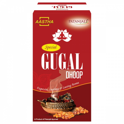 PATANJALI Aastha Special Gugal Dhoop  Благовоние конусы Гугал 10шт