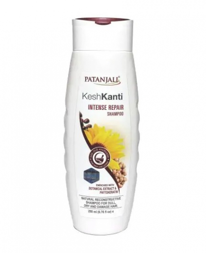 PATANJALI Kesh Kanti Intense Repair Shampoo Шампунь для волос Кеш Канти Интенсивное восстановление 200мл