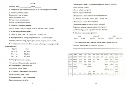 Русский язык. Математика. 1 класс: итоговая тестовая проверка знаний