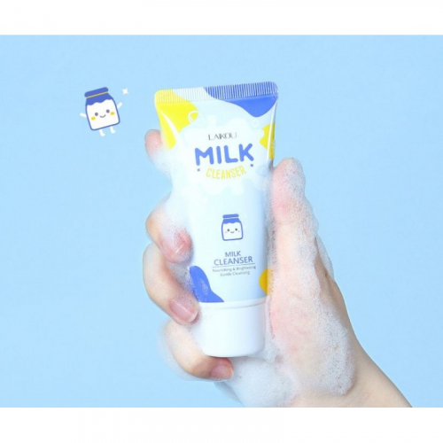 Омолаживающая пенка для умывания с экстрактом молока Laikou Milk Cleanser,50г
