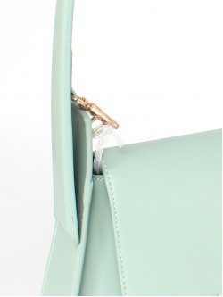 Сумка женская искусственная кожа DJ-CM 6640A- APPLE GREEN, 1отд, плечевой ремень, мята 260352
