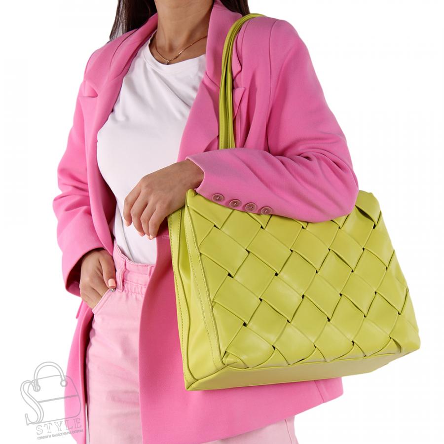 Сумка женская 593083-1 lemon green Velina Fabbiano /30
