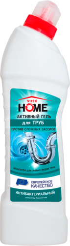 VITEX HOME Активный гель для ТРУБ против сложных засоров, 750 мл