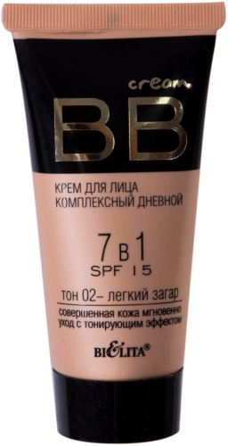 BB cream тон 02 - легкий загар Белита, 30 мл