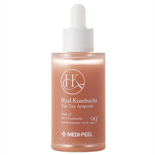 Сыворотка с 70% комбучи и липосомальными керамидами MEDI-PEEL Hyal Kombucha Tea-Tox Ampoule (50ml)