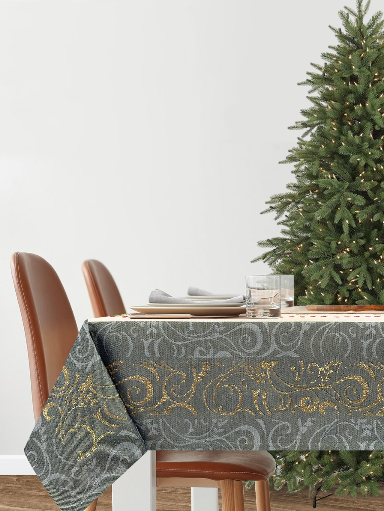 Рождественская ночь Скатерть 140х140 см 2312487