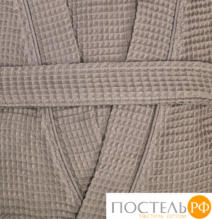 Халат MIA 100 % хлопок warm grey (дым) XL CASUAL AVENUE / Lappartement