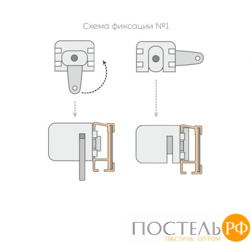 Римские ФОТОшторы блэкаут 100х170 Коллекция Рос-Декор 165