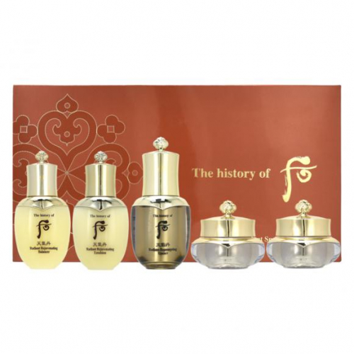 Набор антивозрастных восстанавливающих миниатюр THE HISTORY OF WHOO Cheongidan Radiant 5 Gift