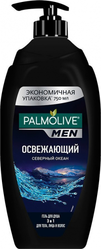 Palmolive Гель для душа Северный океан Освежающий 2 в 1, 750 мл